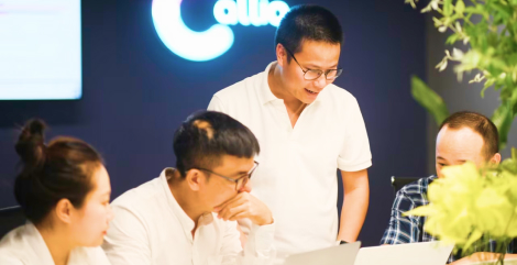Đội ngũ Callio trao đổi công việc