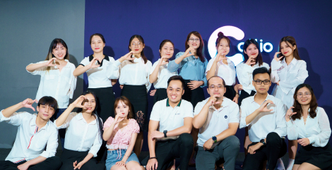 Đội ngũ Callio chụp ảnh tập thể